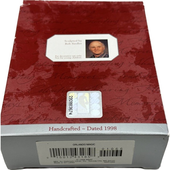 Hallmark 1998 Keepsake NBA Collection Orlando Magic Basketball Ornament Vintage - Picture 4 of 6